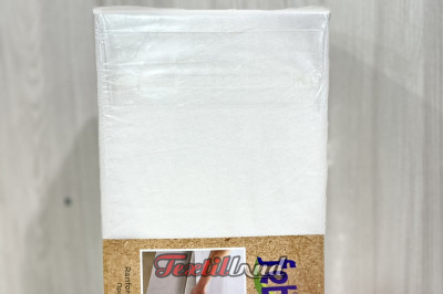 Простынь на резинке  Febo 160*200+30 белая  (Турция)