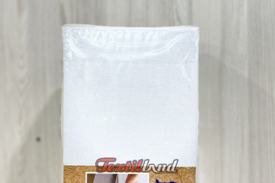Простынь на резинке  Febo 180*200+30 белая (Турция)