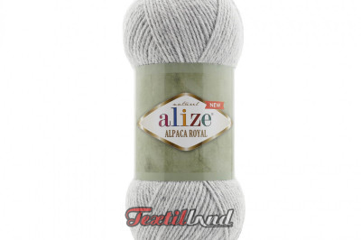 Пяжа Alize Alpaca Royal New (Альпака роял н'ю) 684 пепельный-меландж
