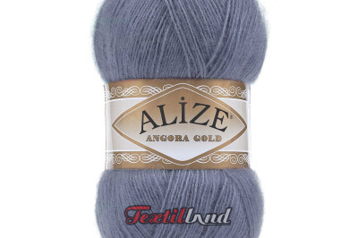 Пряжа Angora Gold (Ангора Голд) 203 джынс- меландж