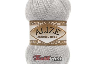 Пряжа Angora Gold (Ангора Голд) 208 светло-серый меландж