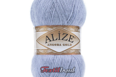 Пряжа Angora Gold (Ангора Голд) 40 голубой