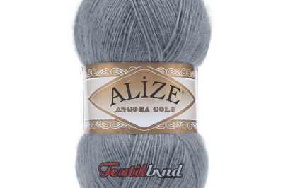 Пряжа Angora Gold (Ангора Голд) 87 угольно-серый