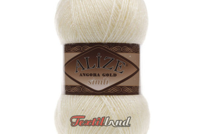 Пряжа Angora Gold Simli (Ангора Голд Сімлі) 67 молочно-бежевый