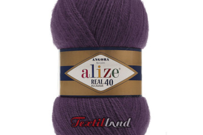 Пряжа Angora Real 40 (Ангора Реал 40)  111 сливовый