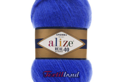 Пряжа Angora Real 40 (Ангора Реал 40)  141 сапфир