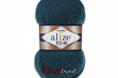 Пряжа Angora Real 40 (Ангора Реал 40)  17 петроль
