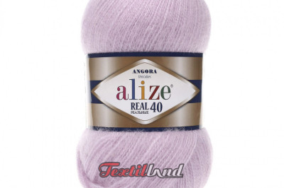 Пряжа Angora Real 40 (Ангора Реал 40)  27 лиловый