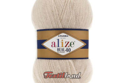 Пряжа Angora Real 40 (Ангора Реал 40)  67 молочно-бежевый