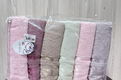 Рушники банні Cestepe VIP Coton (6 шт.) Турція