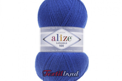 Пряжа Alize Lanagold 800 (Ланаголд 800 ) 141 сапфир