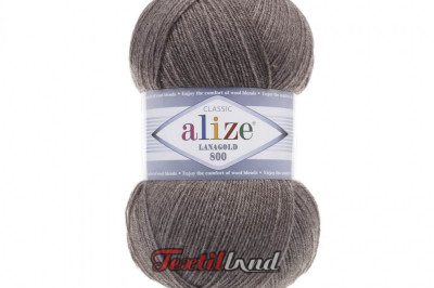 Пряжа Alize Lanagold 800 (Ланаголд 800 ) 240 какао