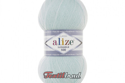 Пряжа Alize Lanagold 800 (Ланаголд 800 ) 522 мята