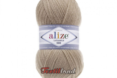 Пряжа Alize Lanagold 800 (Ланаголд 800 ) 585 пармезан