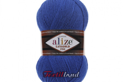 Пряжа Alize Lanagold Fine (Ланаголд Файн) 141 сапфир