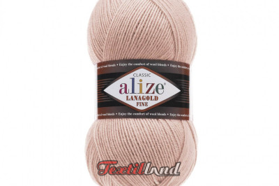 Пряжа Alize Lanagold Fine (Ланаголд Файн) 161 пудра