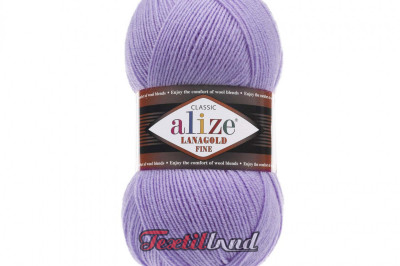 Пряжа Alize Lanagold Fine (Ланаголд Файн) 166 глициния