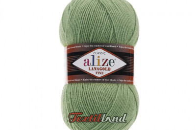Пряжа Alize Lanagold Fine (Ланаголд Файн) 180 горная сосна