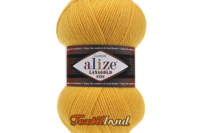 Пряжа Alize Lanagold Fine (Ланаголд Файн) 216 мимоза