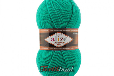 Пряжа Alize Lanagold Fine (Ланаголд Файн) 477 бирюза