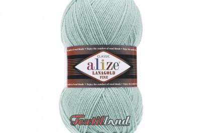 Пряжа Alize Lanagold Fine (Ланаголд Файн) 522 мята