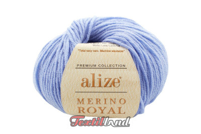 Пряжа Alize Nerino Royal  ( Мерино роял ) 40 голубой