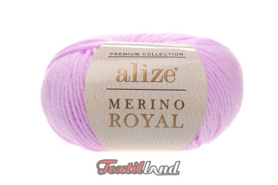 Пряжа Alize Nerino Royal  ( Мерино роял ) 474 светлая орхидея