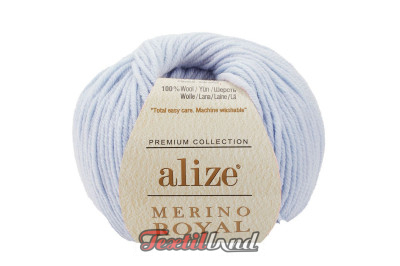 Пряжа Alize Nerino Royal  ( Мерино роял ) 480 голубой туман