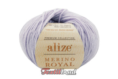 Пряжа Alize Nerino Royal  ( Мерино роял ) 682 логубо-серый
