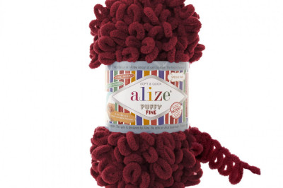 Пряжа Alize Puffy Fine (Ализе Пуфи Файн) 107