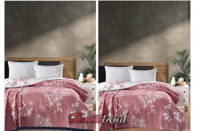 Плед хлопковый 200*220 "ROSA" Турция
