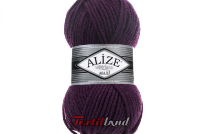 Пряжа Alize Superlana Maxi ( Суперлана Макси) 111 сливовый
