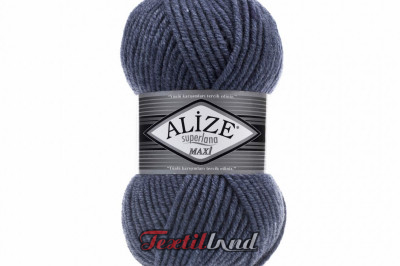 Пряжа Alize Superlana Maxi ( Суперлана Макси) 203 джинс меланж