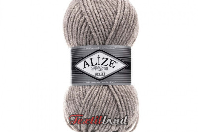 Пряжа Alize Superlana Maxi ( Суперлана Макси) 207 светло-коричневый меландж
