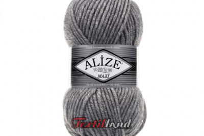 Пряжа Alize Superlana Maxi ( Суперлана Макси) 21 серый