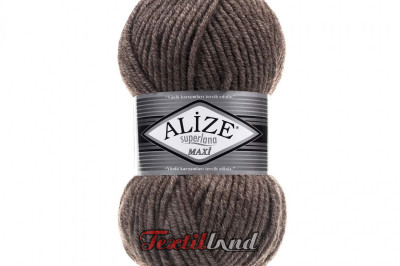 Пряжа Alize Superlana Maxi ( Суперлана Макси) 240 кофе с молоком
