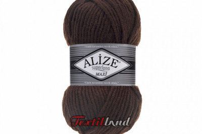 Пряжа Alize Superlana Maxi ( Суперлана Макси) 26 коричневый