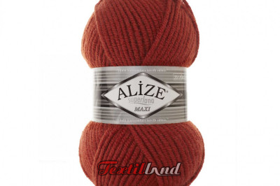 Пряжа Alize Superlana Maxi ( Суперлана Макси) 36 терракот