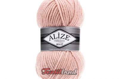 Пряжа Alize Superlana Maxi ( Суперлана Макси) 523 светло-розовый