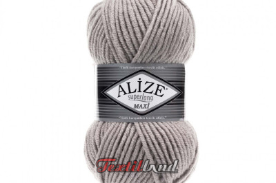 Пряжа Alize Superlana Maxi ( Суперлана Макси) 652 попельно-серый