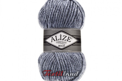 Пряжа Alize Superlana Maxi ( Суперлана Макси) 806 синий жаспе