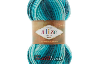 Пряжа Alize Superlana Maxi Batik ( Суперлана Макси Батик) 7801