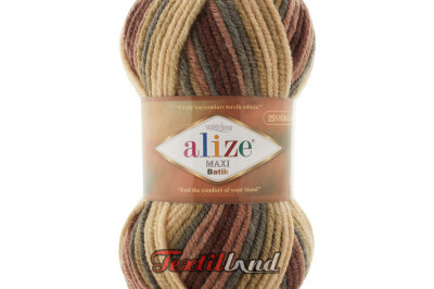 Пряжа Alize Superlana Maxi Batik ( Суперлана Макси Батик) 7804