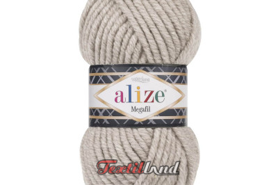 Пряжа Alize Superlana Megafil ( Суперлана Мегафил) 152 бежевый меландж