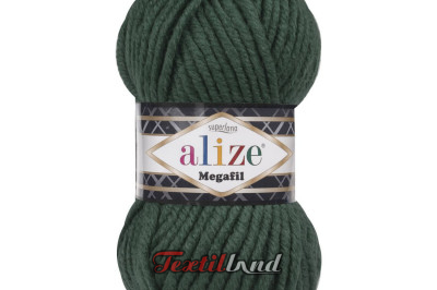 Пряжа Alize Superlana Megafil ( Суперлана Мегафил) 426 темно-зеленый