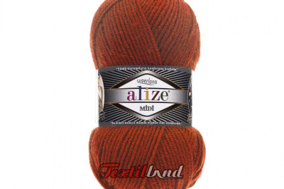 Пряжа Alize Superlana Midi ( Суперлана Миди) 36 терракот