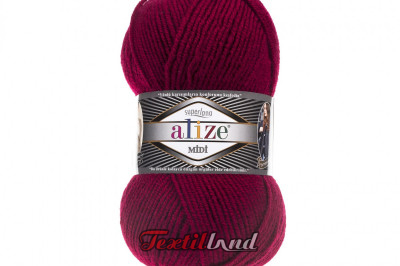 Пряжа Alize Superlana Midi ( Суперлана Миди) 390 вишня