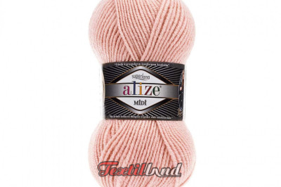 Пряжа Alize Superlana Midi ( Суперлана Миди) 523 светло-розовый