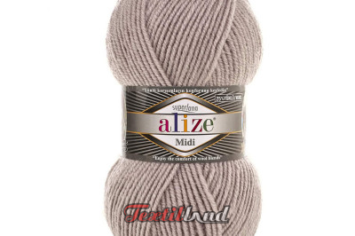 Пряжа Alize Superlana Midi ( Суперлана Миди) 652 дымчастый