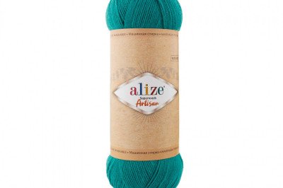 Пряжа Alize Superwash Artisan ( Супервош артисан) 507 античный зеленый